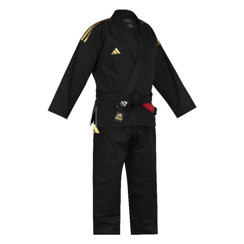 ชุดยูยิตสู​ สีดำ adidas CHALLENGE 2.0 Jiu-jitsu/BJJ uniform - Black (JJ350BK)
