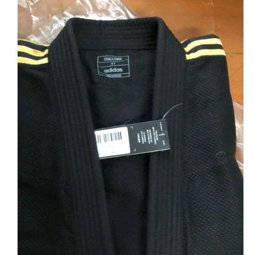 ชุดยูยิตสู​ สีดำ adidas CHALLENGE 2.0 Jiu-jitsu/BJJ uniform - Black (JJ350BK)