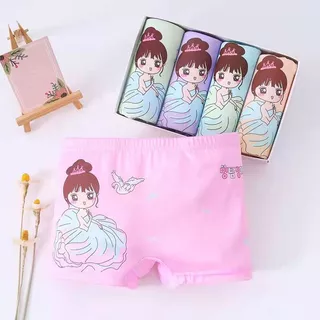 (1 ชุด 5 ชิ้น) กางเกงในเด็ก มาใหม่ ผ้านุ่ม แนะนำสำหรับอายุ 3-10 ขวบ M L XL