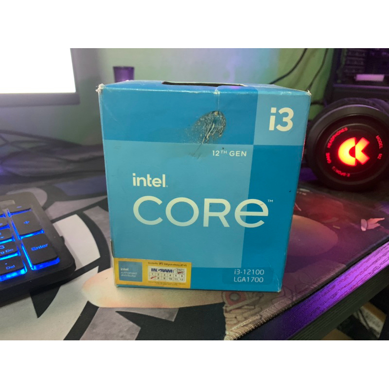 CPU intel Core i3 12100 (non F) มือสอง ประกันเหลือ