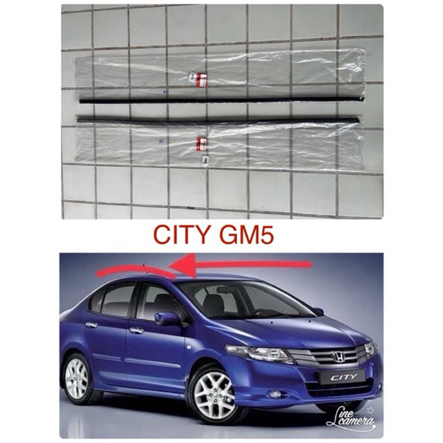 คิ้วหลังคา honda CITY GM5 (แท้ศูนย์) 1 คู่ซ้าย/ขวา ปี2008-2014