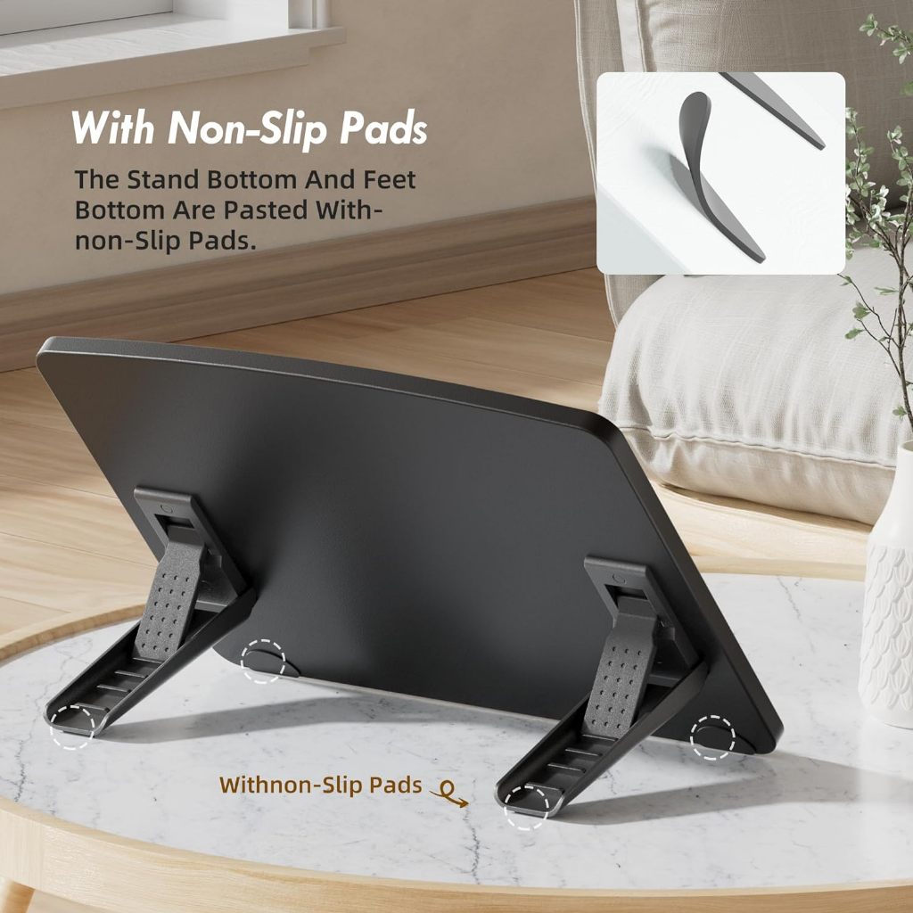 [ 𝐄𝐥𝐞𝐭𝐢𝐮𝐨 ] Pad Base รุ่น 3.1 แท่นวาง ipad สีดำ Upgrade ขนาดใหญ่ขึ้น ปรับระดับได้ ขาตั้งโต๊ะ