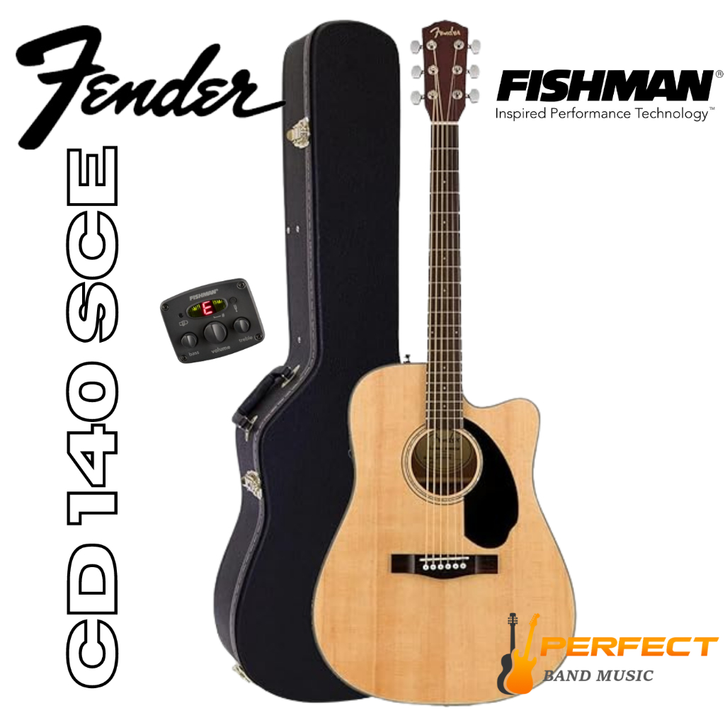 Fender CD 140SCE กีตาร์โปร่งไฟฟ้า Fender