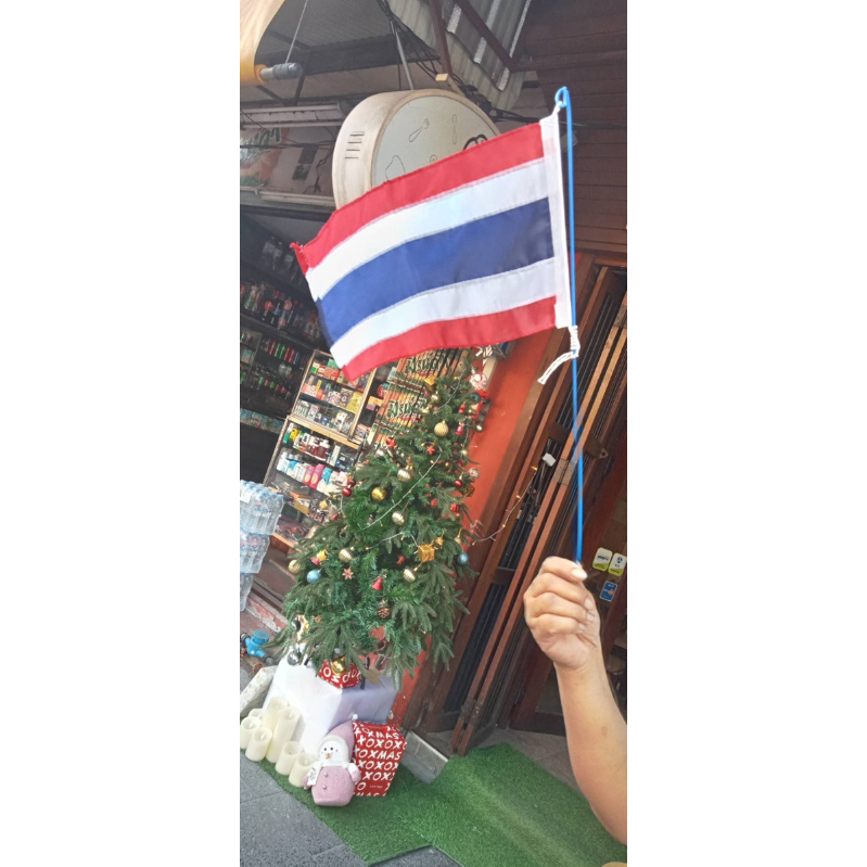 ก้านธง ก้านธงแบบก้านลวด เฉพาะก้านลวด สีน้ำเงิน รายการนี้ขายเป็นมัด มัดละ10ก้าน