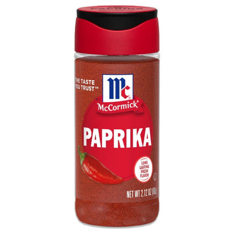 mccormick paprika smoked 40g. แม็คคอร์มิค ผงปาปริก้ารมควัน🇺🇸