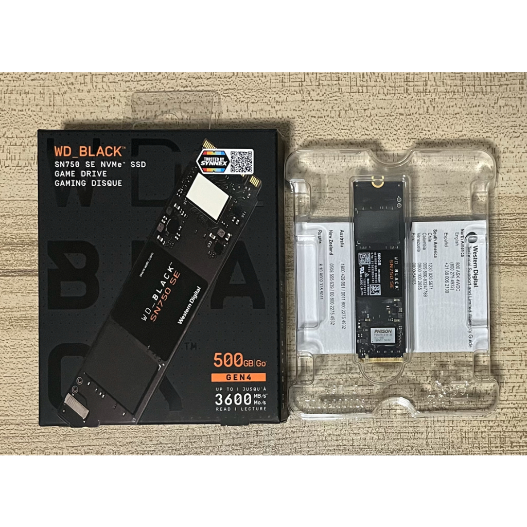 SSD WD BLACK SN750SE 500GB (มือสอง)