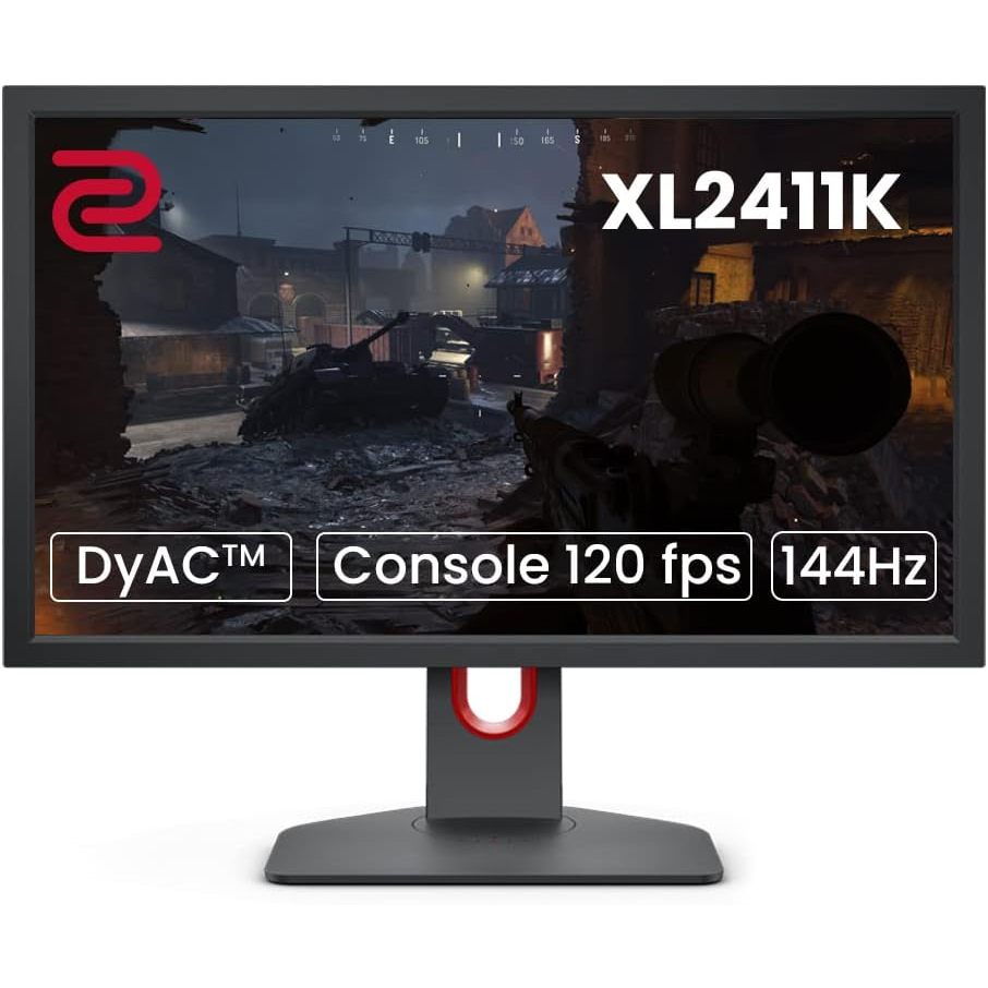 BenQ Zowie eSports 24" XL2411K 1920 x 1080 144Hz 1ms 1x HDMI 1.4, 1x HDMI 2.0, 1x DisplayPort1.2, USB2.0, Flicker-free, Low Blue Light, ZOWIE LED Gaming Monitor