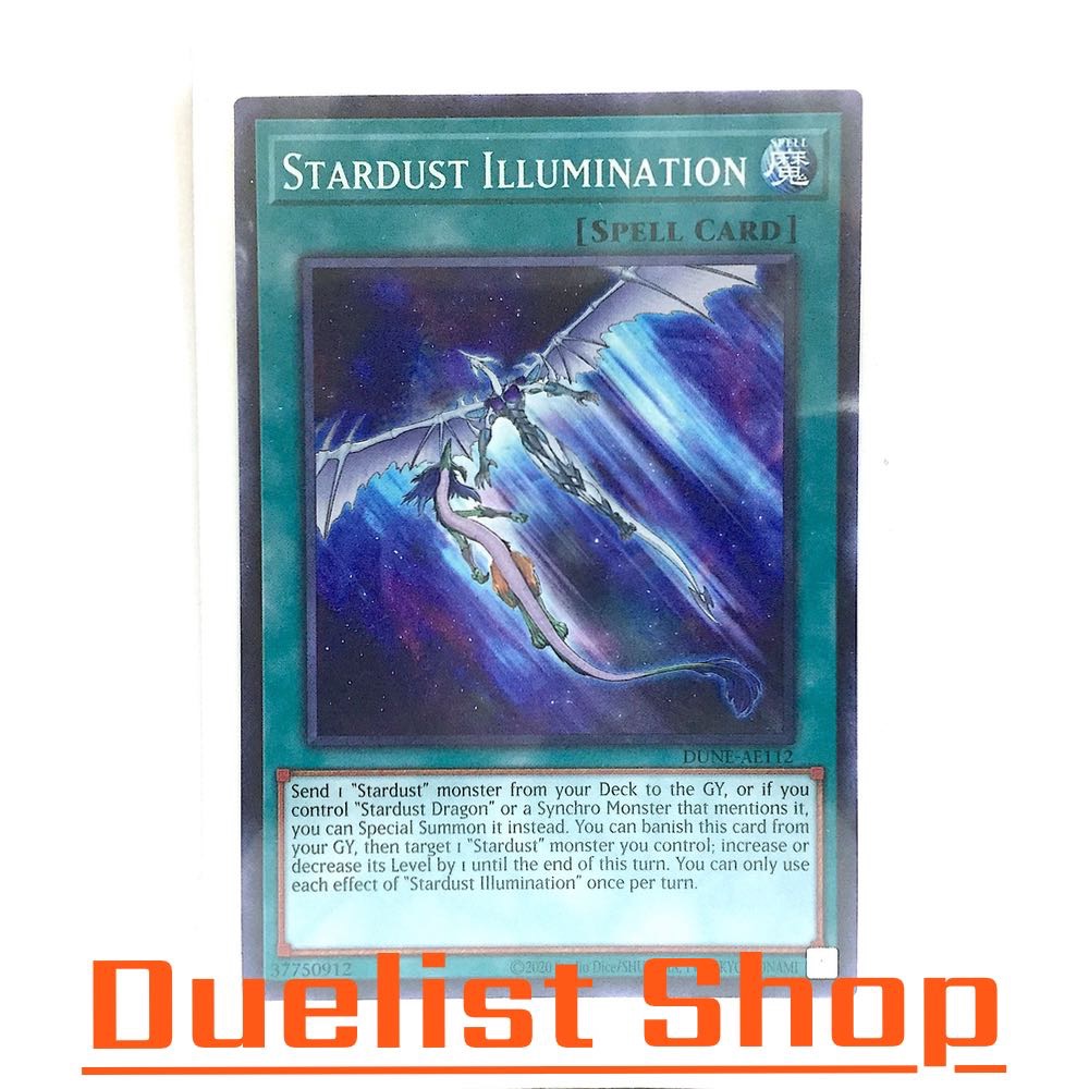 Stardust Illumination (N) Spell [Normal] ชุด DUNE-AE112 การ์ดเกมยูกิโอ (Yu-Gi-Oh!) OCG Asia ENG