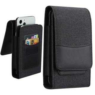 Two Layers ซองใส่โทรศัพท์ กระเป๋าคาดเอว Belt Waist Bag แนวตั…