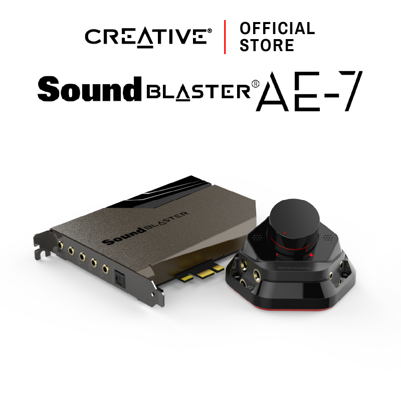 CREATIVE Sound Blaster AE-7 Internal Sound Card รองรับ 5.1 และตัวควบคุม ACMซาวด์การ์ด PCI-e