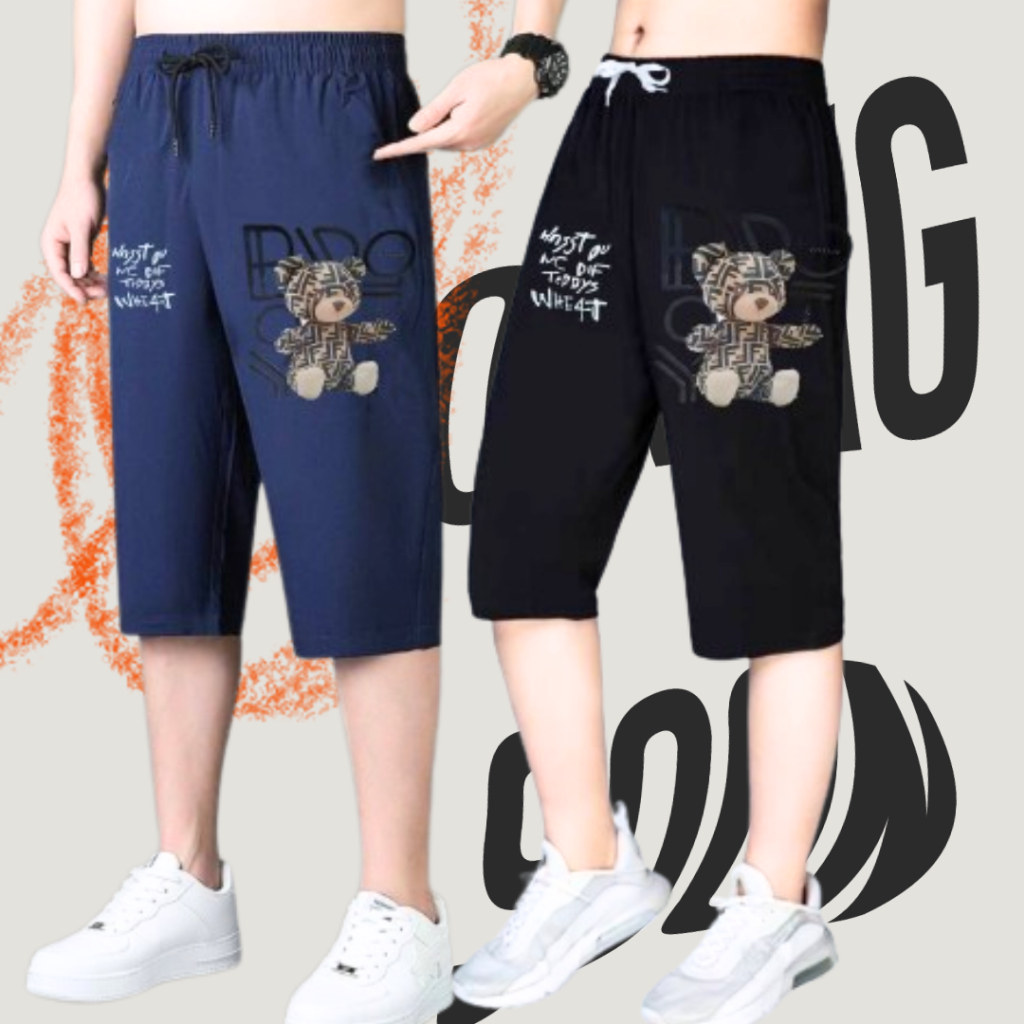 กางเกงขาสั้นผ้าวอร์มผ้ายืดใส่สบาย มี3ไซส์เอว25-50ใสได้ ตัวใหญ่