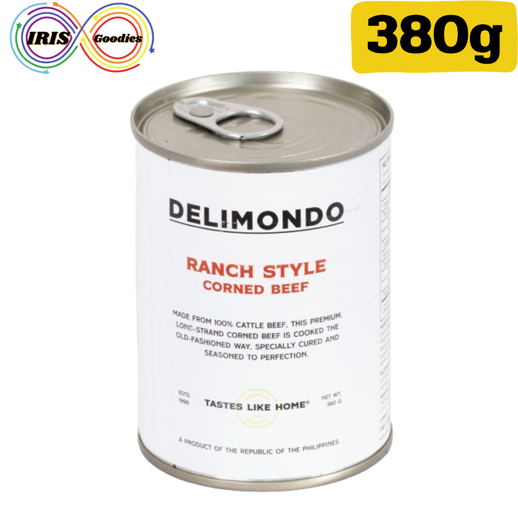 DELIMONDO RANCH STYLE CORNED BEEF 380g (Expiry Date :  5 Feb 2029)