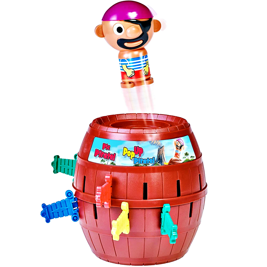 เกมส์เสียบถังโจรสลัด เกมส์เล่นเสี่ยงดวง ของเล่นเสริมพัฒนาการ เกมส์ของเล่นถังโจรสลัด ถังเสียบโจรสลัด - รูปที่ 2
