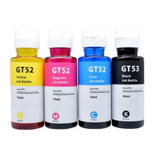 หมึก เอชพี GT53 XL GT53 GT52 ชุด 4 สี รับประกันคุณภาพ(พรีเมี่ยม) 100% เหมาะสำหรับ เอชพี315 เอชพี415 เอชพี500 เอชพี515