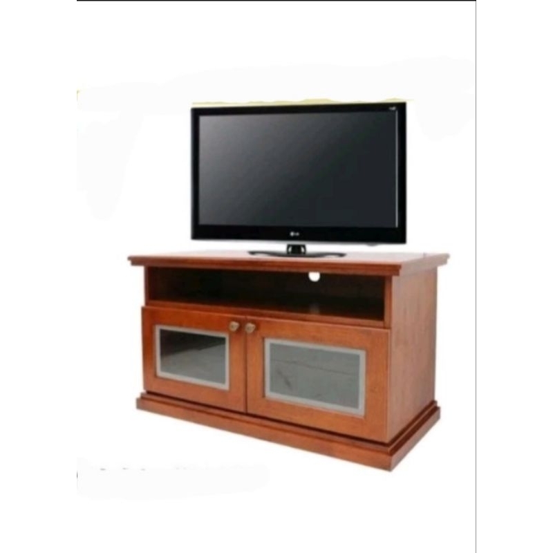ตู้วาง TV ไม้จริงยางพารา 100 CM
