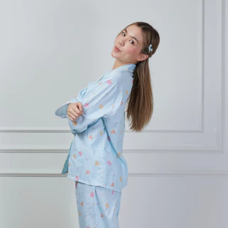 ชุดนอน sliptosleep - Sweet Dream Long Sleeve Pants Set