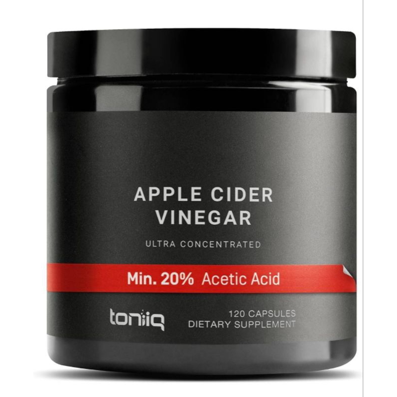 💥พร้อมส่ง💥Toniiq Apple Cider Vinegar, 120 Capsules