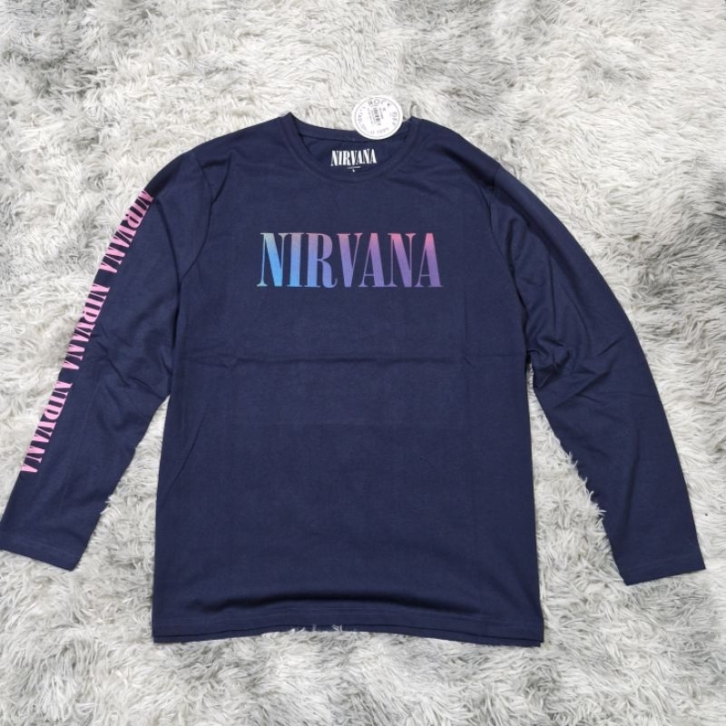 เสื้อวง แขนยาว Nirvana มือ 1 ลิขสิทธิ์แท้