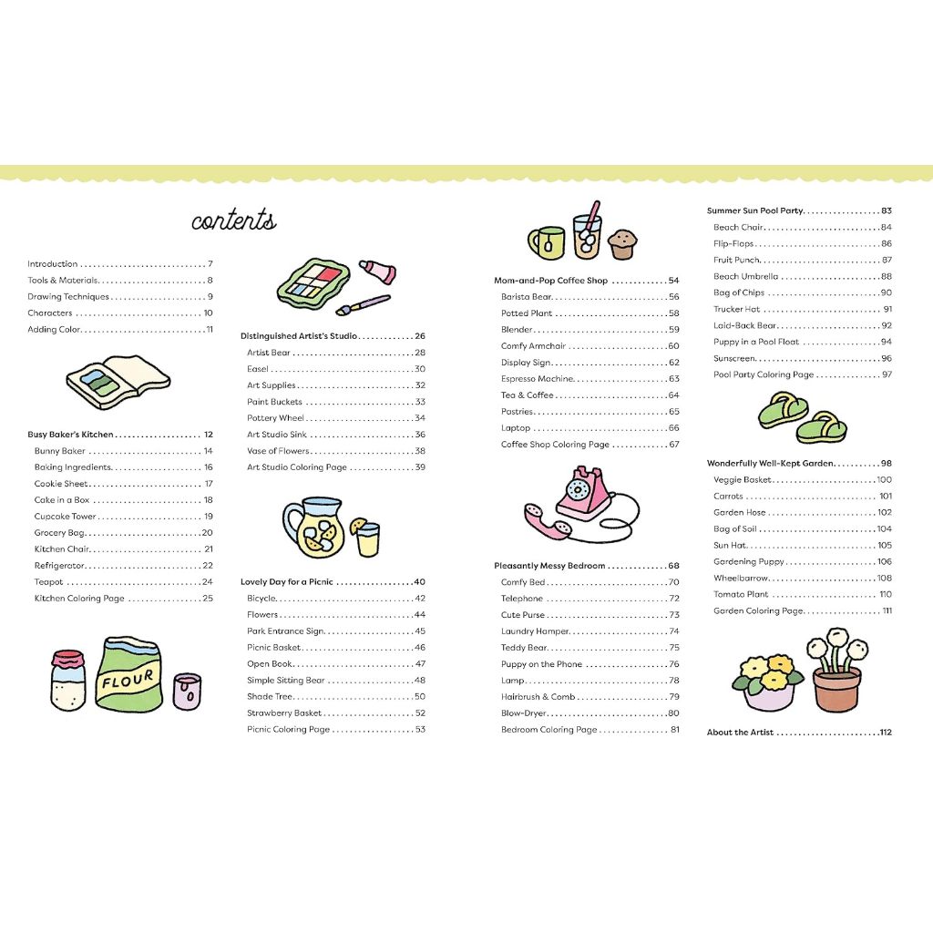 How to Draw Super Cute Things With Bobbie Goods Learn to Draw & Color Absolutely Adorable Art - รูปที่ 4