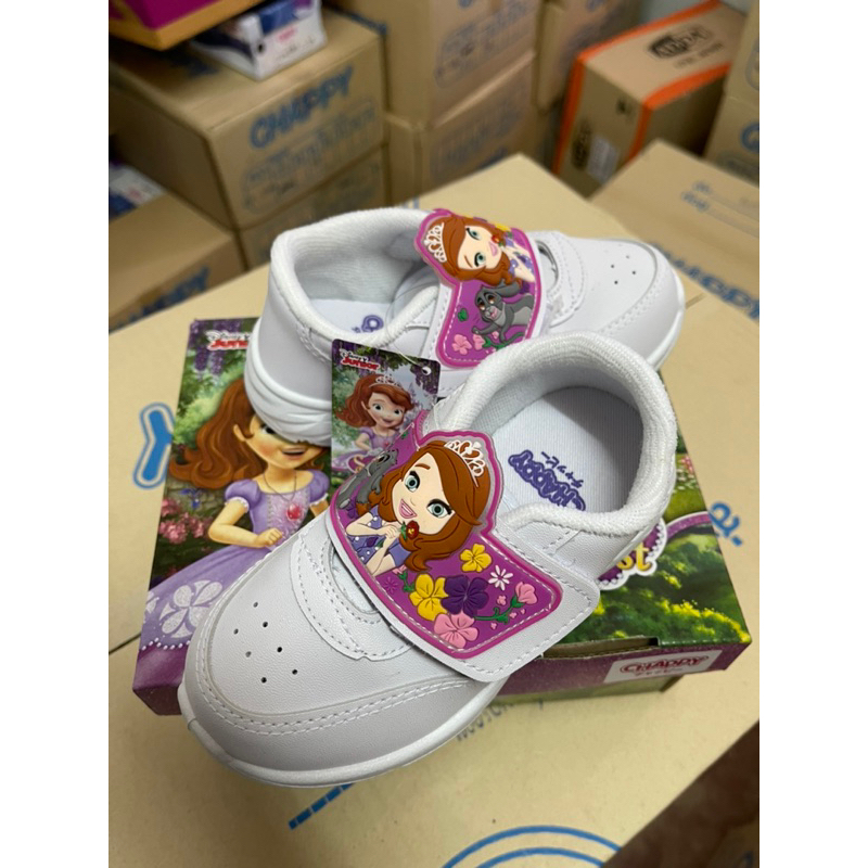 รองเท้าผ้าใบโซเฟียคอลเลคชั่นใหม่ล่าสุดจากchappy มีไฟ(SF222)