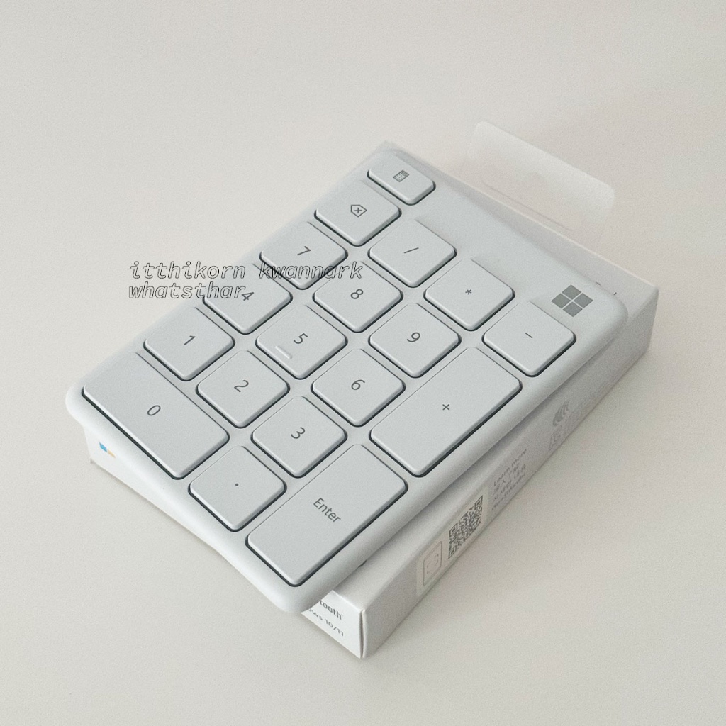 [ส่งต่อ] Microsoft Number Pad สีขาว Glacier