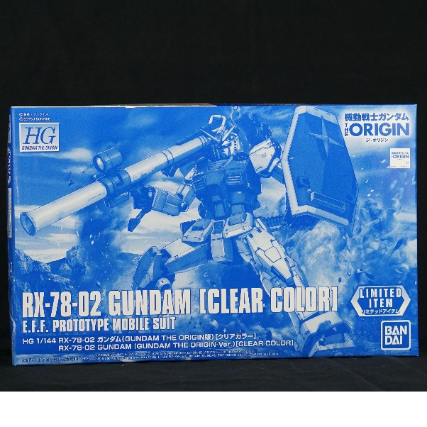 (พร้อมจัดส่ง) HG 1144 RX-78-02 GUNDAM (GUNDAM THE ORIGIN Ver.)[CLEAR COLOR