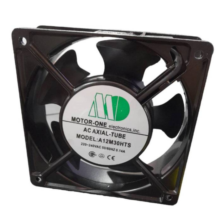 MOTOR-ONE พัดลมระบายความร้อน 4 นิ้วครึ่ง 220-240VAC 50/60HZ0.14A   onebanmor