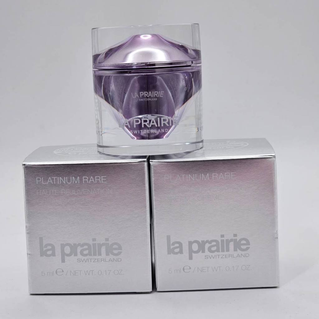 (ของแท้ ป้ายไทย) LA PRAIRIE Platinum Rare Haute-Rejuvenation Cream - 5ml