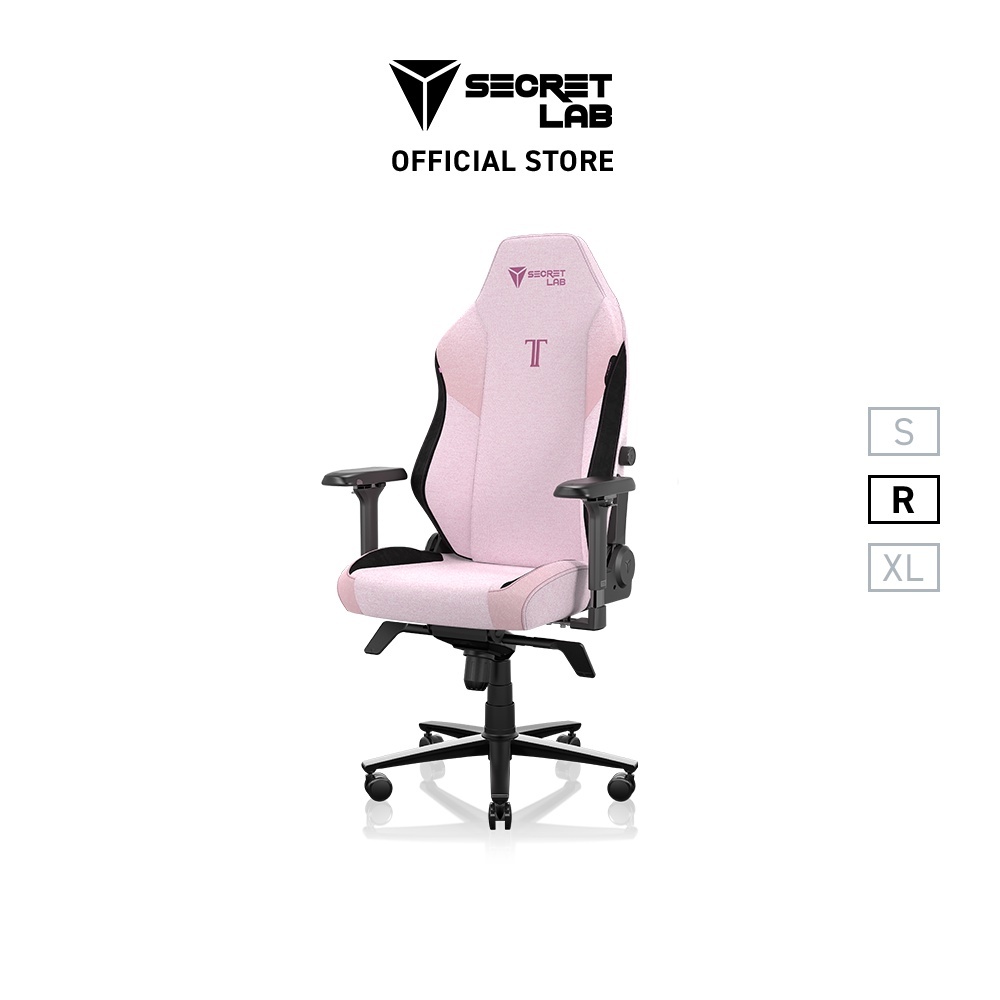 Secretlab TITAN Evo เบาะผ้า SoftWeave Plus —สีชมพูอ่อน (Plush Pink) เก้าอี้เกมมิ่งเพื่อสุขภาพ