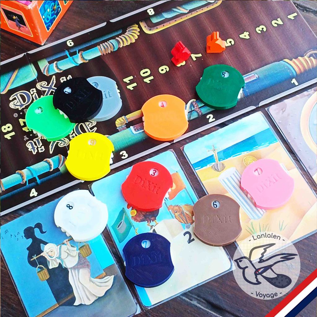 Accessories อุปกรณ์เสริม - Number Tracker Dixit ดิ๊กซ์อิท เกมแปลไทย Lanlalen ลานละเล่น [Accessories 