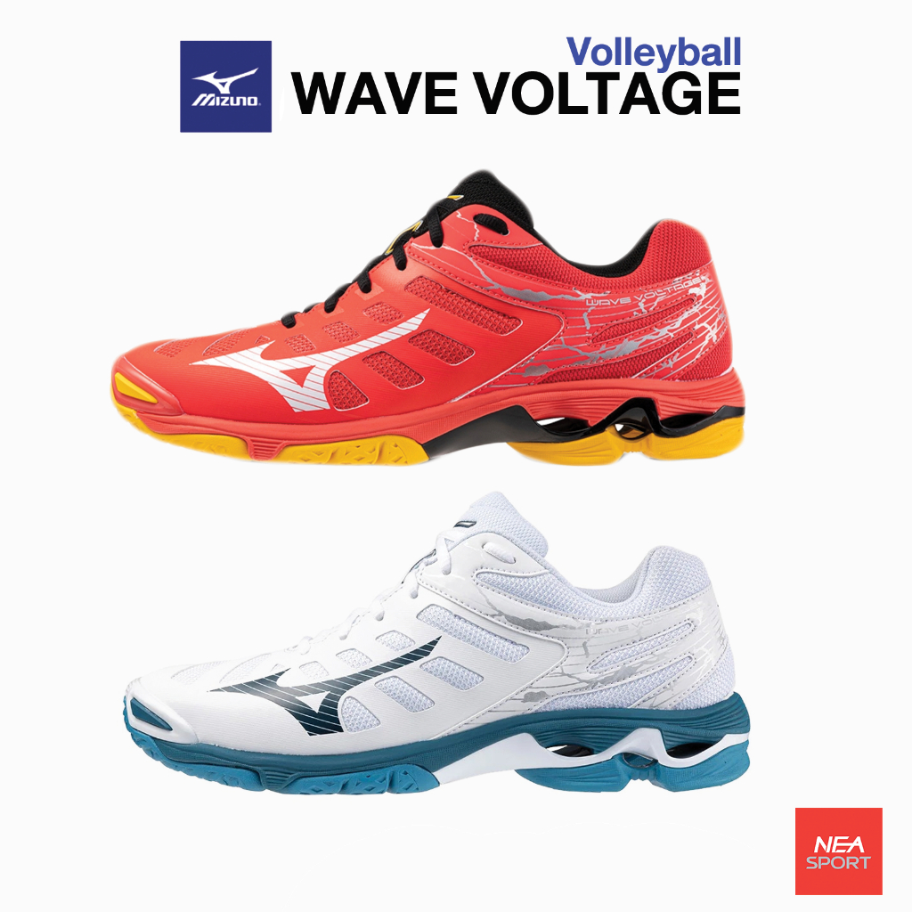 [ลด20% เก็บโค้ด 20XTRA1000] MIZUNO Volleyball WAVE VOLTAGE รองเท้าวอลเลย์บอล ตัวเด็ด มิตซูโน่ แท้