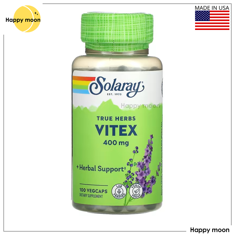 Solaray, Vitex, 400 mg, 100 VegCaps