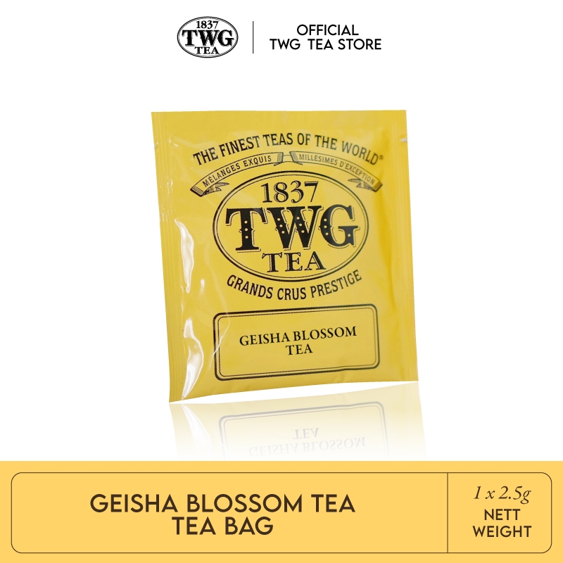 TWG Tea Geisha Blossom Tea, 2.5g ชาทีดับบลิวจีขนาด2.5กรัมต่อซอง