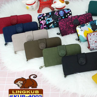 ของแท้ กระเป๋าสตางค์ใบยาว กระเป๋าสตางค์ใส่แบงค์แบบไม่พับ LingkubKB-4005