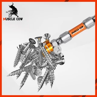 MUSCLE COW ดอกไขควงปลอกแม่เหล็ก 1กล่อง10ดอก ดอกไขควง ดอกไขควงสว่าน ดอกไขควงแฉก หัวแม่เหล็ก ดอกไขควง2หัว หัวน๊อต น๊อต
