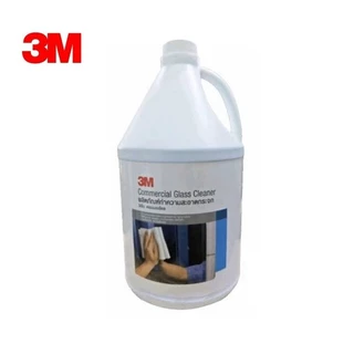 น้ำยาเช็ดกระจก 3m แบบขวดกลม 3M Glass Cleaner ผลิตภัณฑ์ทำความสะอาดกระจก ขนาด 3.8 L