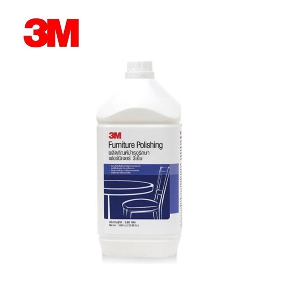 (1ขวด)น้ำยาเช็ดเฟอร์นิเจอร์3mขวดสี่เหลี่ยม 3M FURNITURE POLISHING ผลิตภัณฑ์บำรุงรักษาเฟอร์นิเจอร์ ขนาด 3.8 ลิตร