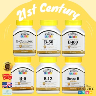 พร้อมส่ง  21st Century B-100 B-50 B-6 Stress B B-12 วิตามินบ…