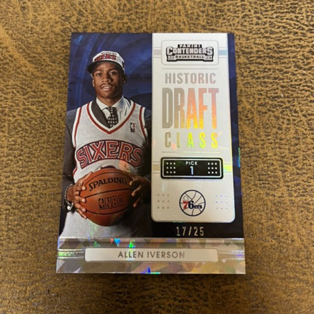 2022-23 Panini Contenders Allen Iverson Historic Draft Class /25 #2