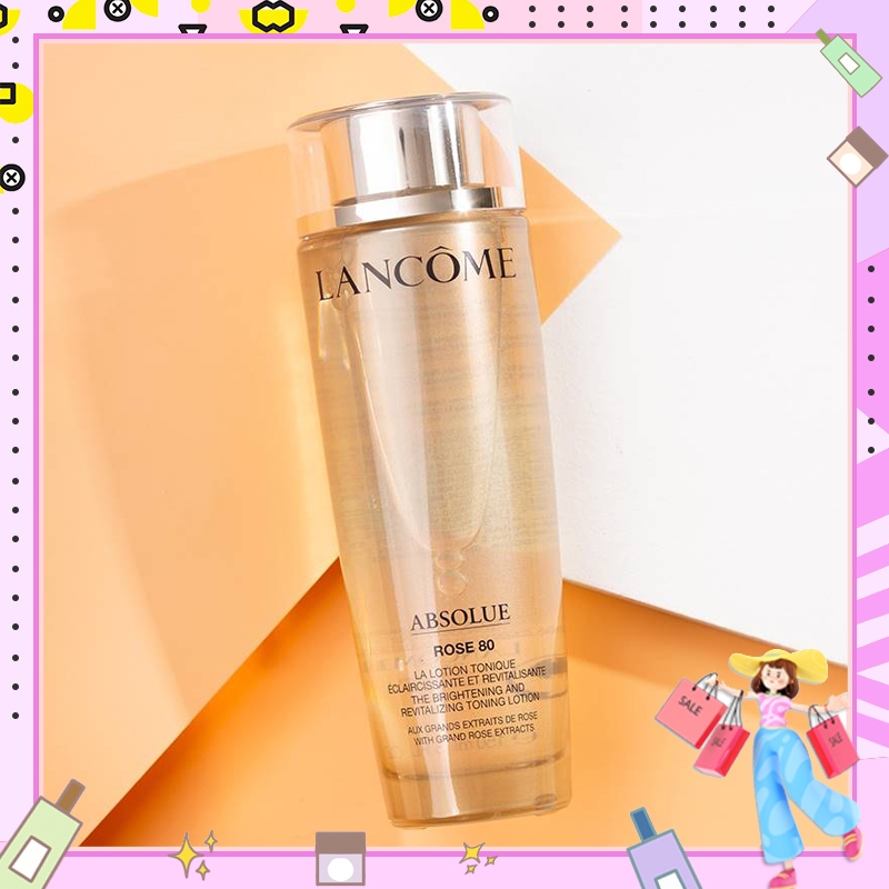 LANCOME Absolue Rose 80 The Brightening And Revitalizing Toning Lotion 150ml โลชั่นเนื้อเจลบางเบา