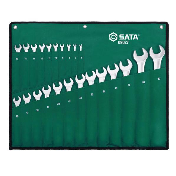 SATA ชุดประแจแหวนข้าง 09027 23ตัว