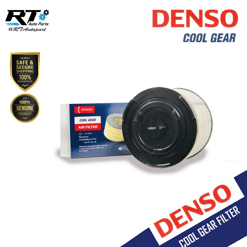 Denso กรองอากาศ Toyota Vigo Fortuner Innova ปี05-14 Ranger BT50 2.5 ปี05-11 / กรองอากาศ  / 17801-0C0
