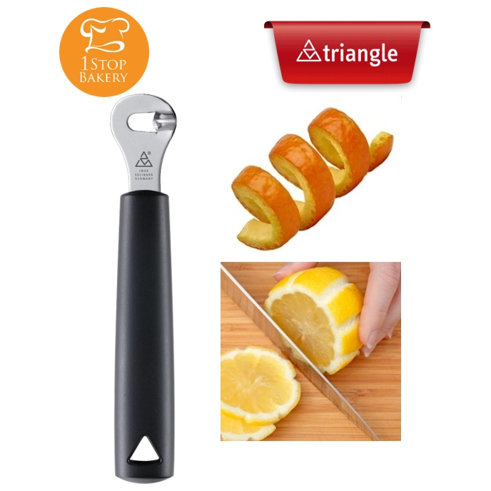 Triangle 720970401 Canal knife right, carded/ที่ขูดผิวส้ม