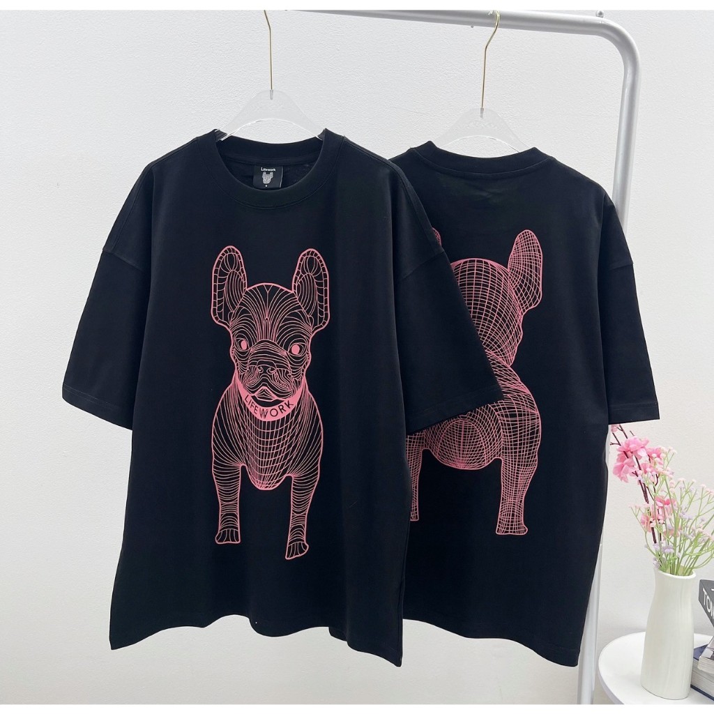 Lifework T-Shirt (Black/Pink)