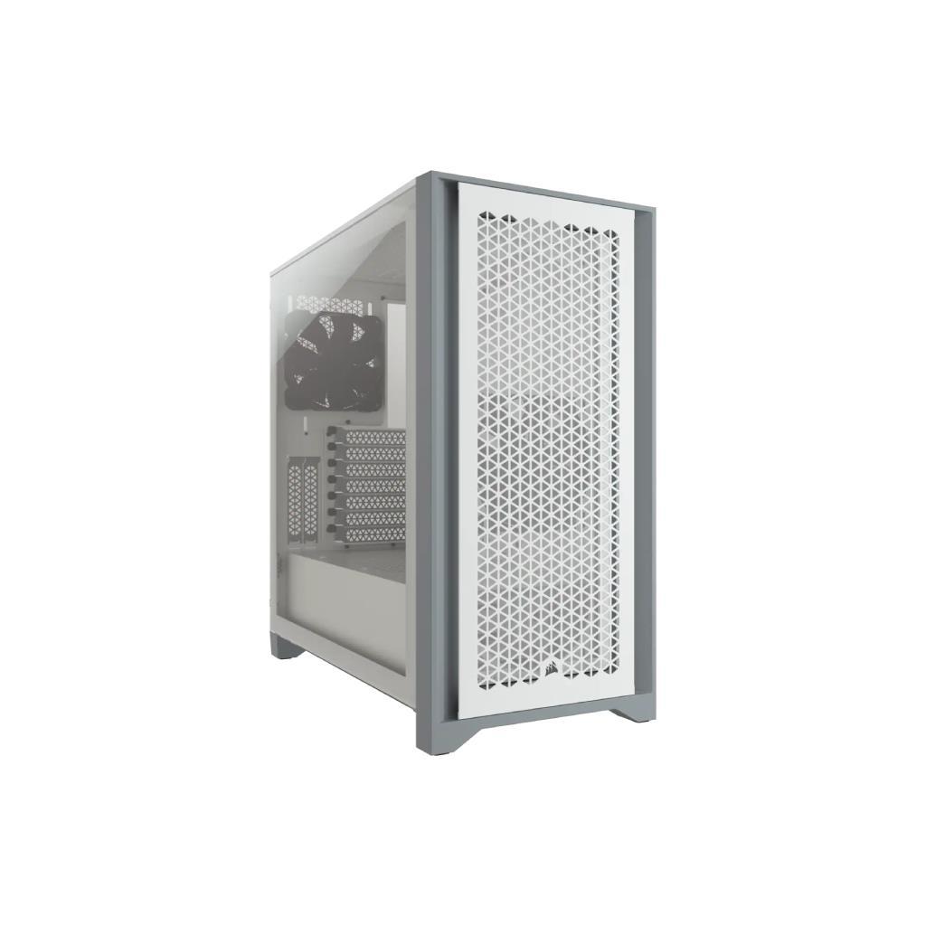 CASE (เคส) CORSAIR 4000D AIRFLOW TEMPERED GLASS (WHITE) (E-ATX)