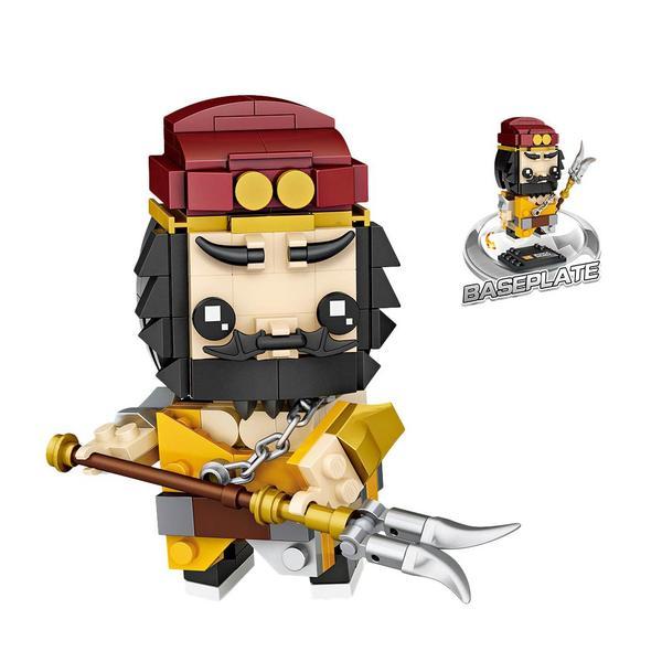 ของเล่น ตัวต่อ  ของสะสม ชุดเทพเจ้า General Zhang Fei จำนวน 200 ชิ้น_1455