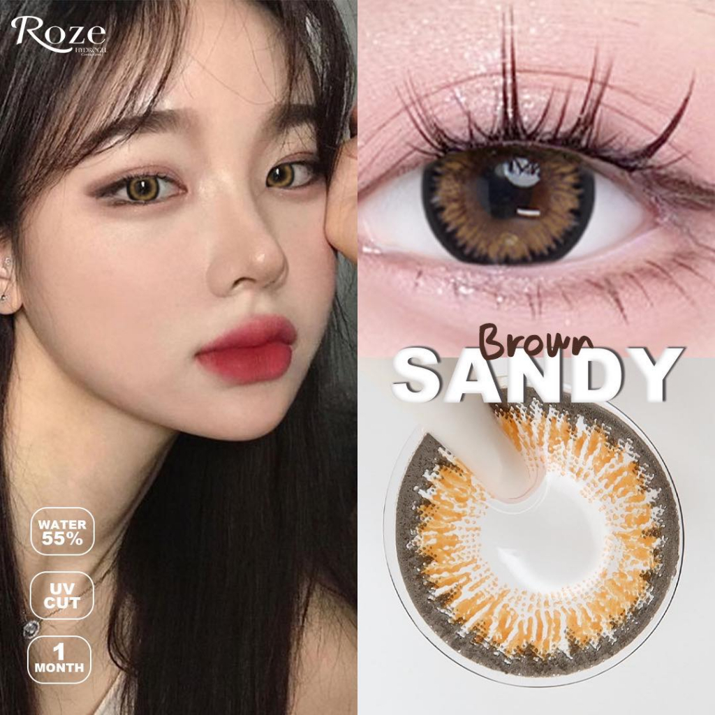 คอนแทคเลนส์ Hydrogel ขนาดบิ๊กอาย โตมาก Sandy Rozelens