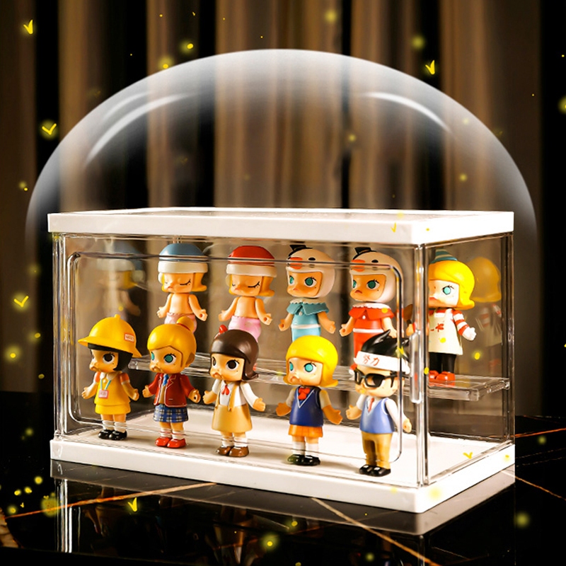 พร้อมส่งจากไทย ชั้นวางโมเดล ฐานไม้ กล่องฟิกเกอร์ ตู้โมเดล ตู้โชว์ตุ๊กตา 2/3/5 ชั้น ของสะสม ประกอบง่าย มีหลายขนาด