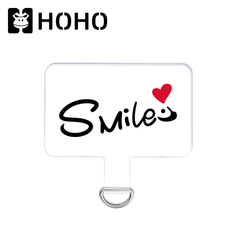 P แผ่นห้อยโทรศัพท์ แบบหนา แผ่นรองสายห้อยโทรศัพท์แบบใส แผ่นรองสายห้อยโทรศัพท์แบบล