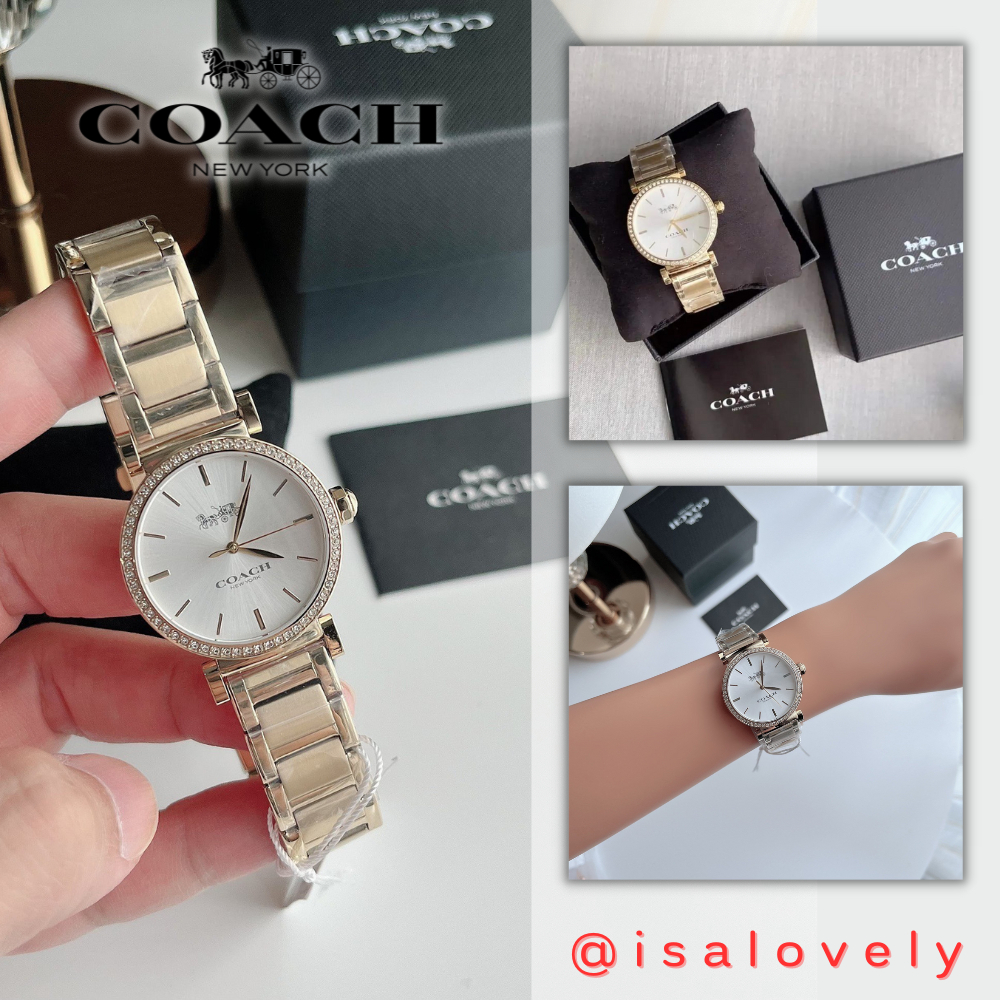 📌Isa Lovely Shop📌  COACH MADISON CRYSTAL WATCH 14503578